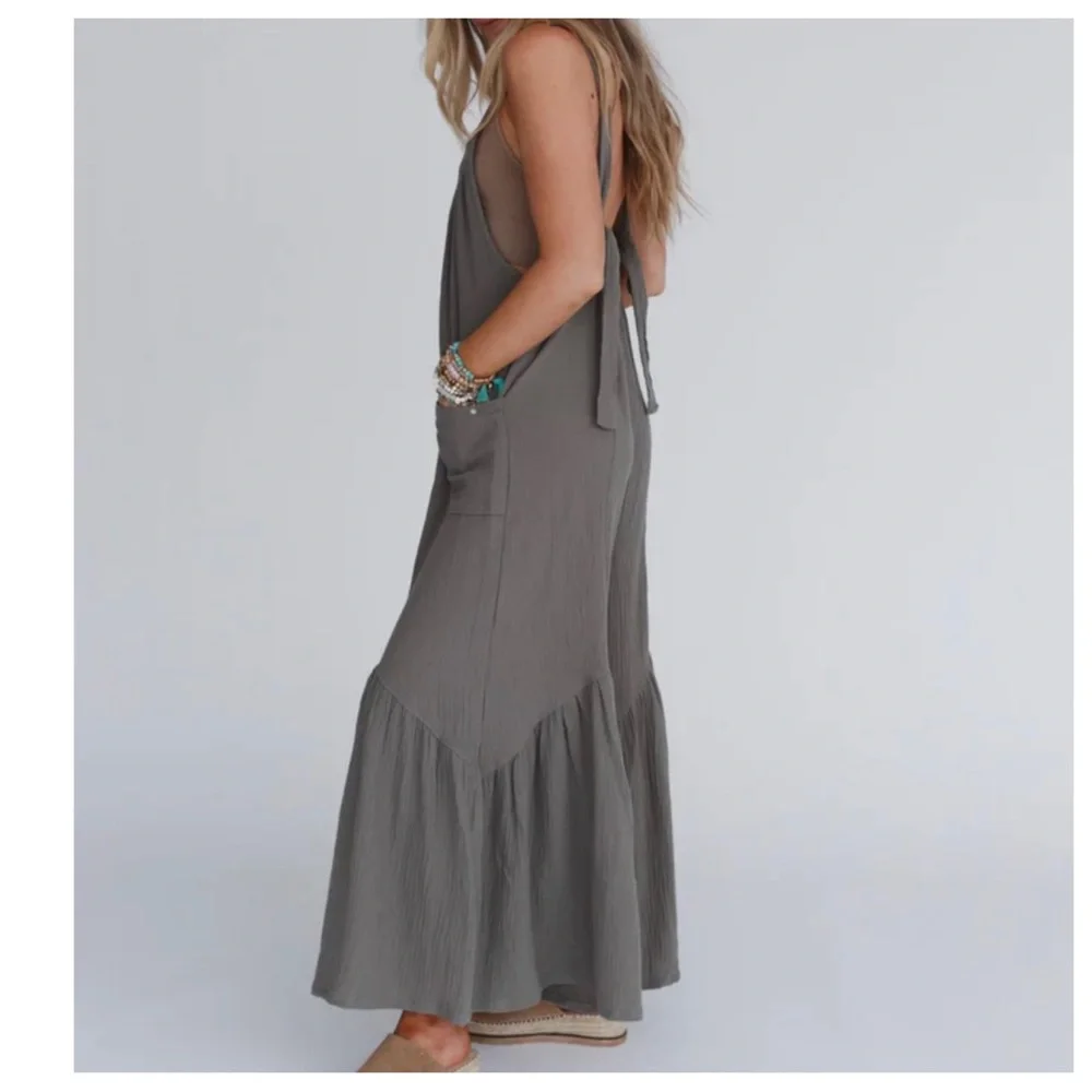✨RESTOCKED✨Wide Leg Boho Jumpsuit - Picture 2 of 3